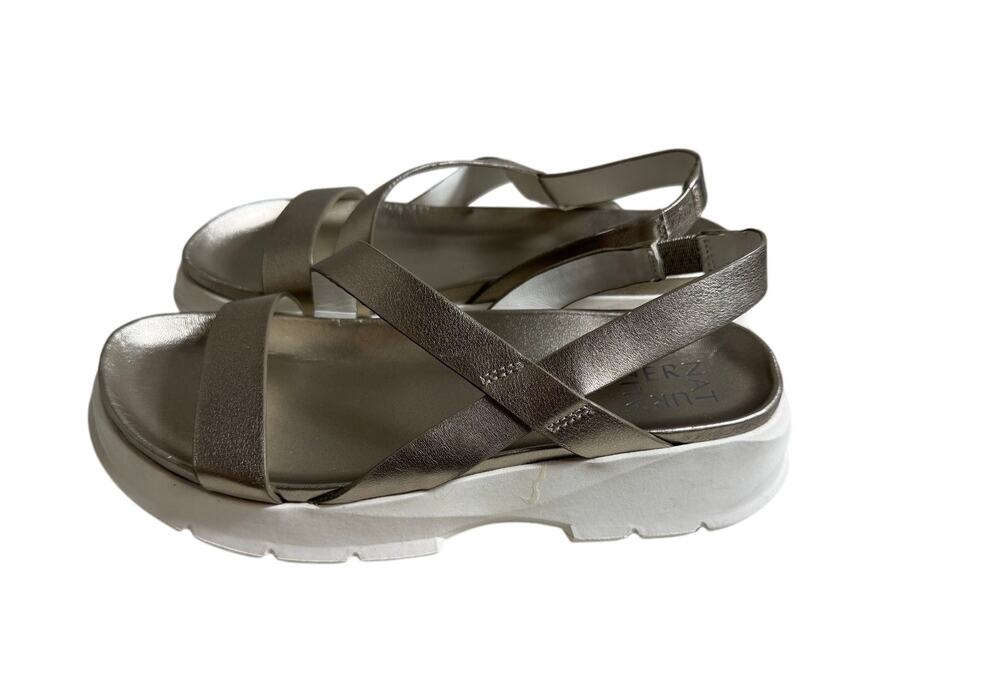 Naturalizer sandals Jubalee Footbed strappy sporty bronze Sz 7.5